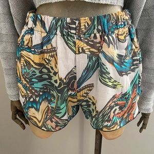 Topshop printed shorts